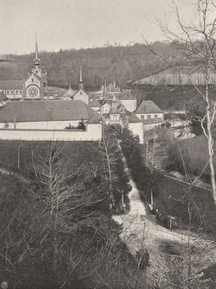 CORRÈZE. Le Glandier 1904 old antique vintage print picture
